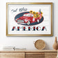 God Bless America Truck - Modern Framed Art Print