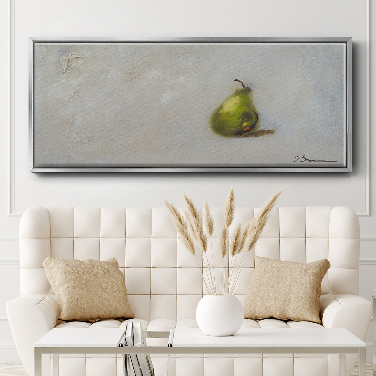 Prickless Pear - Floater Framed Canvas Print