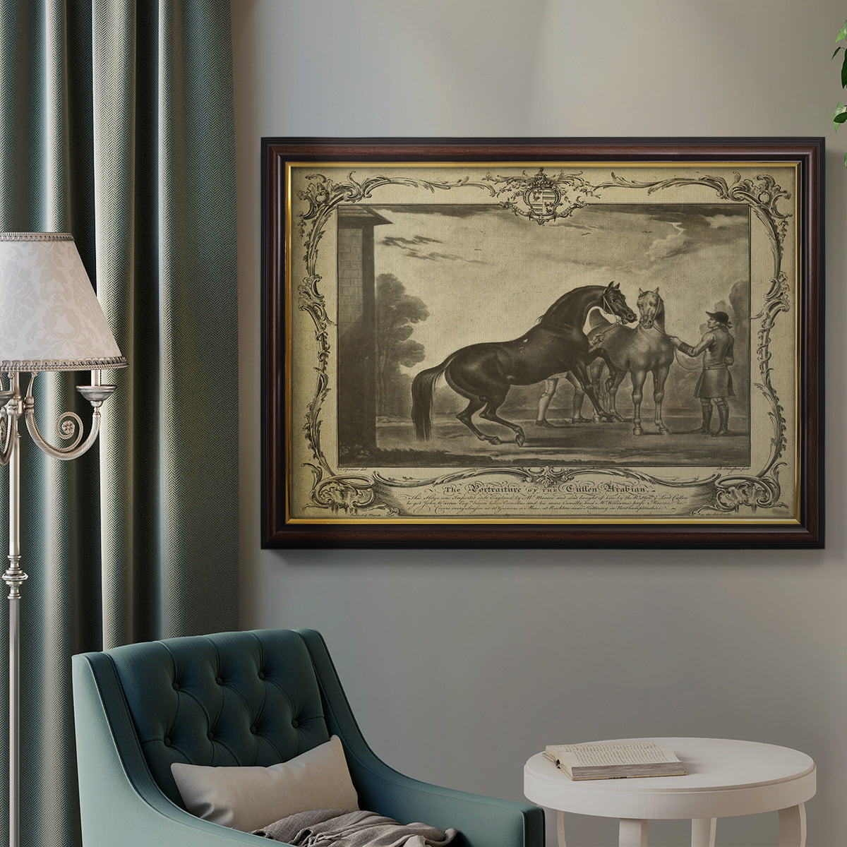 Distinguished Horses III Premium Framed Canvas- Ready to Hang