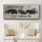 Bears Welcome - Floater Framed Canvas Print