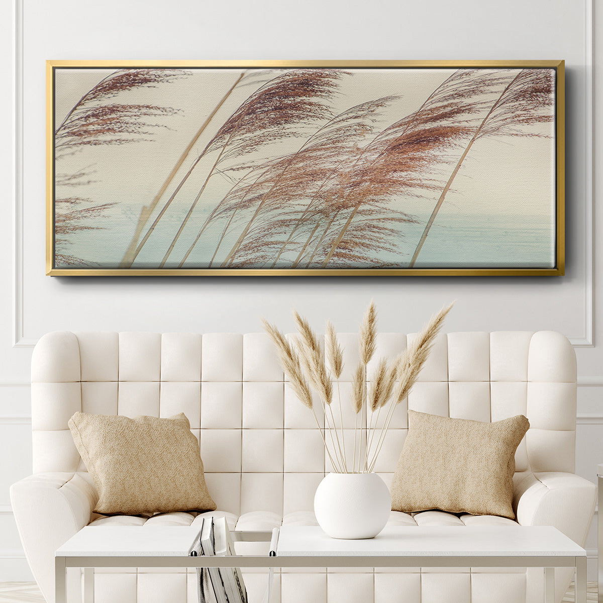 Windy II - Floater Framed Canvas Print