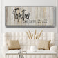 Together We Have - Floater Framed Canvas Print