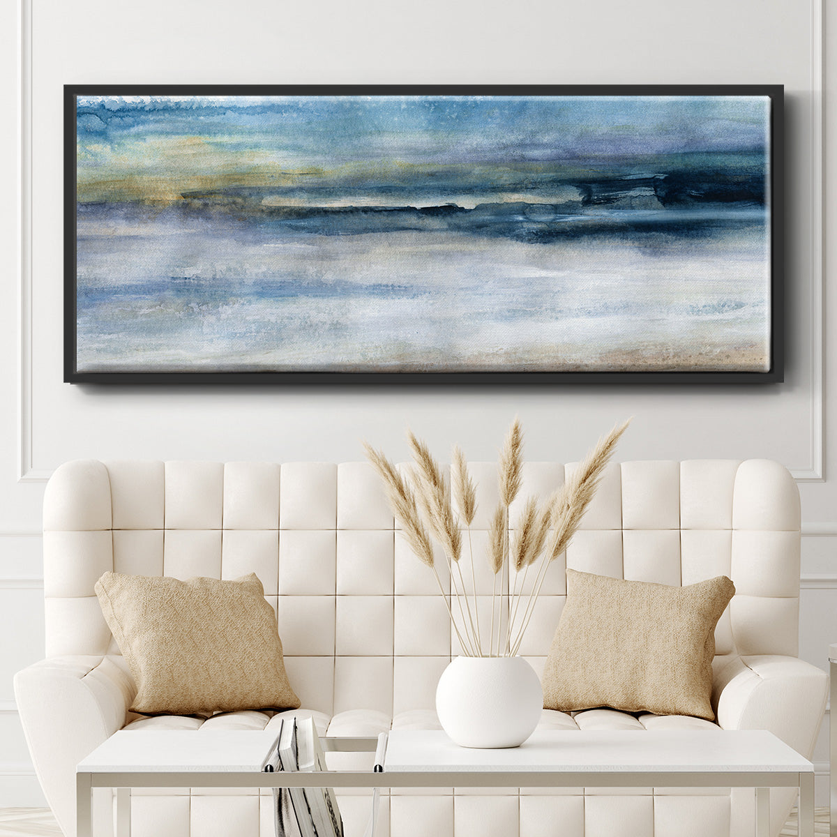 Wind and Water - Floater Framed Canvas Print