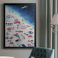 Break out Beach - Modern Framed Canvas Print