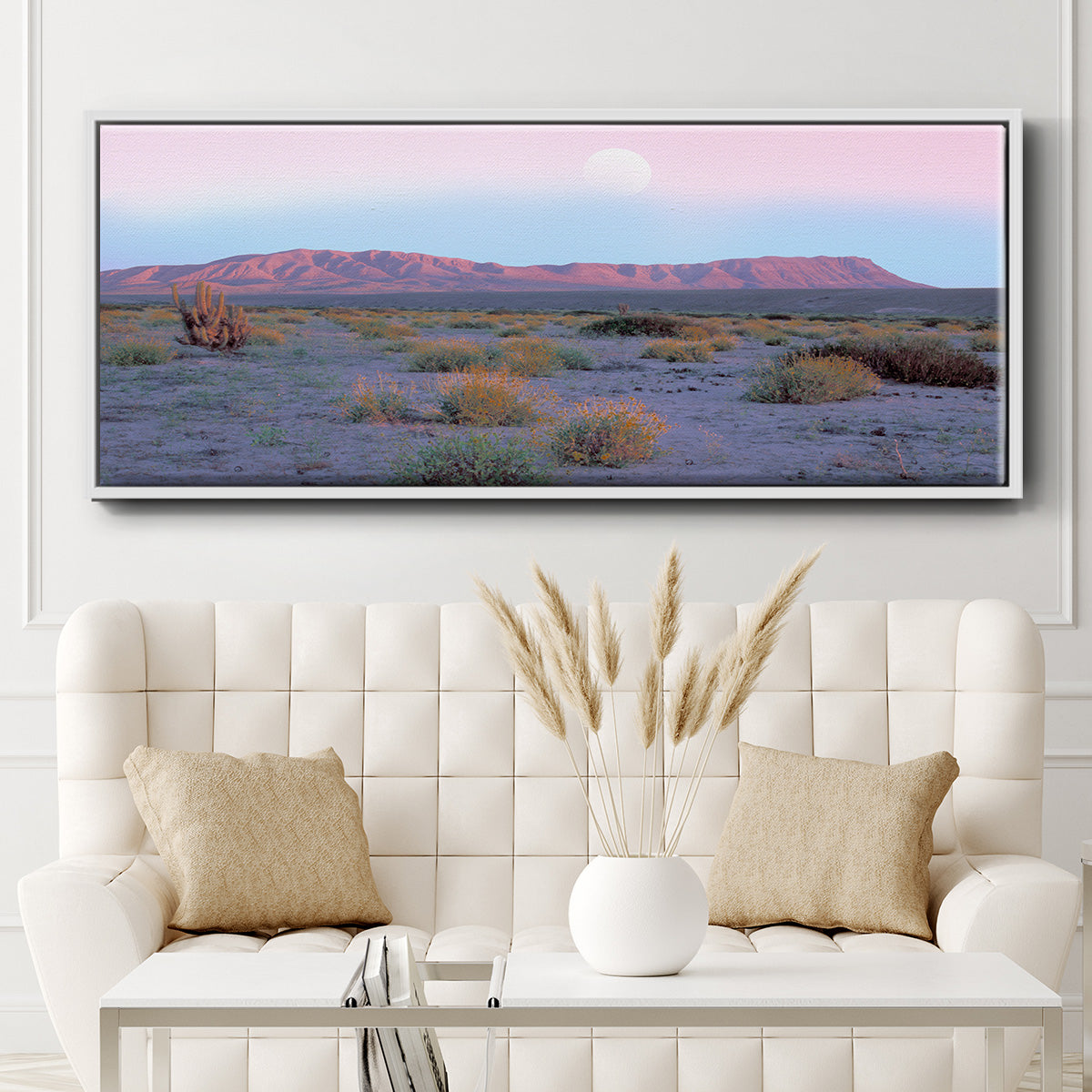 Vallenar Atacama Desert - Floater Framed Canvas Print