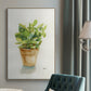 Succulent I - Framed Premium Gallery Wrapped Canvas L Frame - Ready to Hang