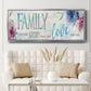 Family Love Story - Floater Framed Canvas Print