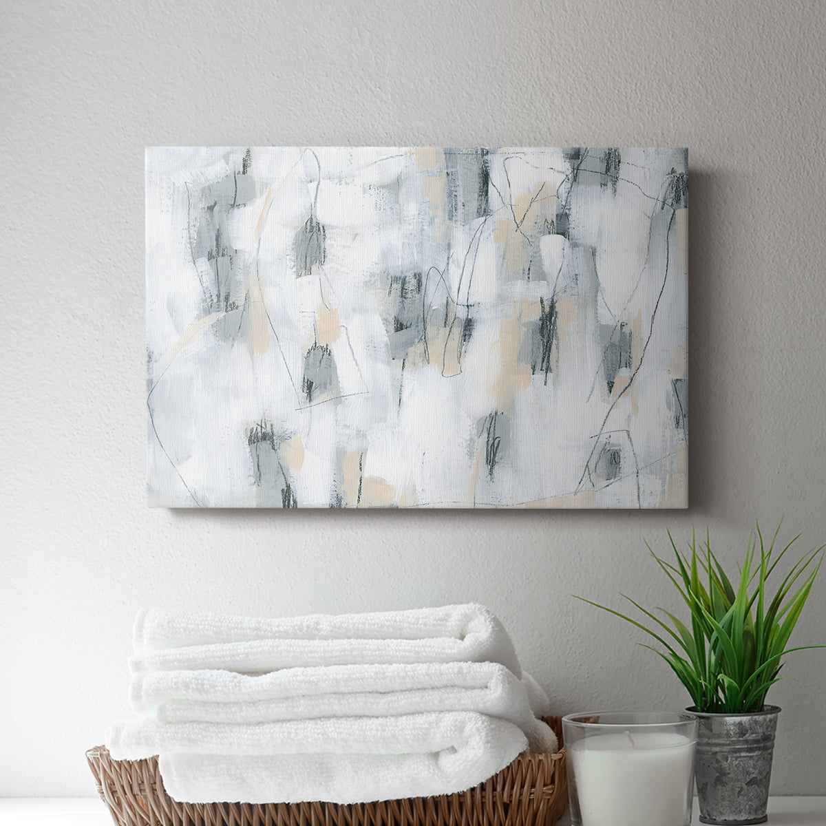 Stone Hatchmarks II - Canvas Art Print