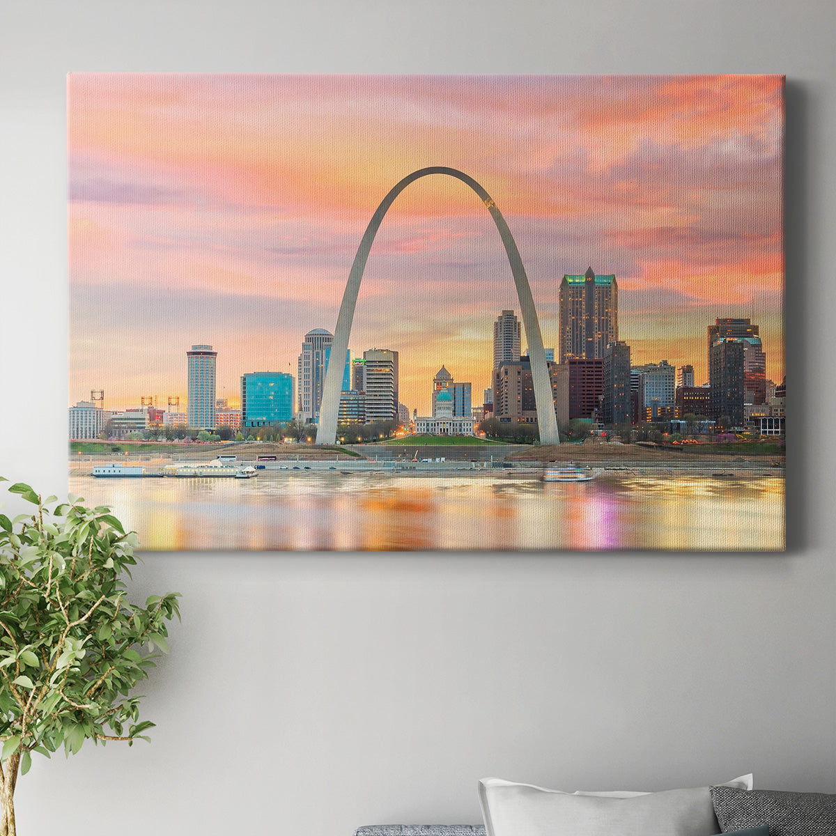St. Louis Downtown City - Canvas Art Print