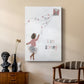 Girl Flying Kite - Canvas Art Print