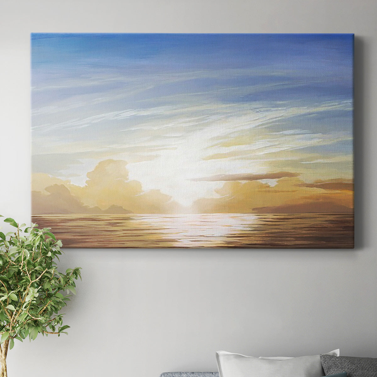 Luminous Waters III Premium Gallery Wrapped Canvas - Ready to Hang