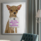 Love and Chihuahua - Modern Framed Canvas Print