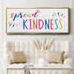 Rainbow Kindness - Floater Framed Canvas Print