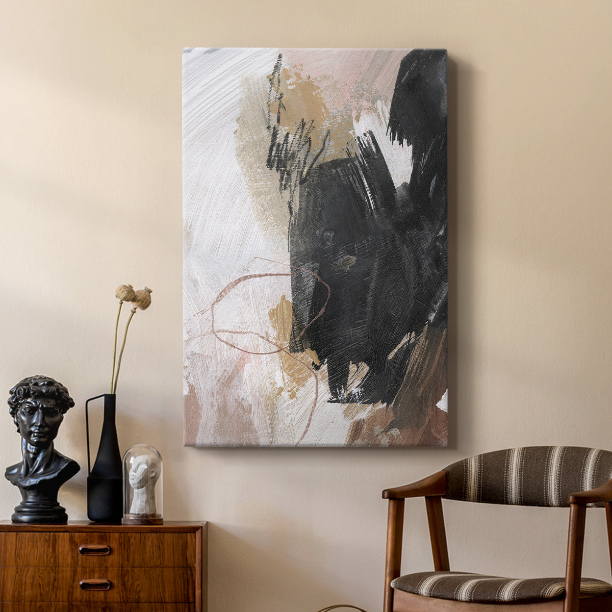 Unbleached Neutrals III - Canvas Art Print