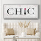 Chic - Floater Framed Canvas Print