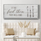 If You Feed Them - Floater Framed Canvas Print
