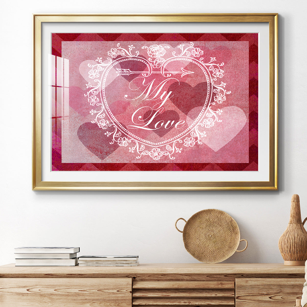 DIY Love Collection A - Modern Framed Art Print