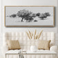 Treeline Sketch II - Floater Framed Canvas Print