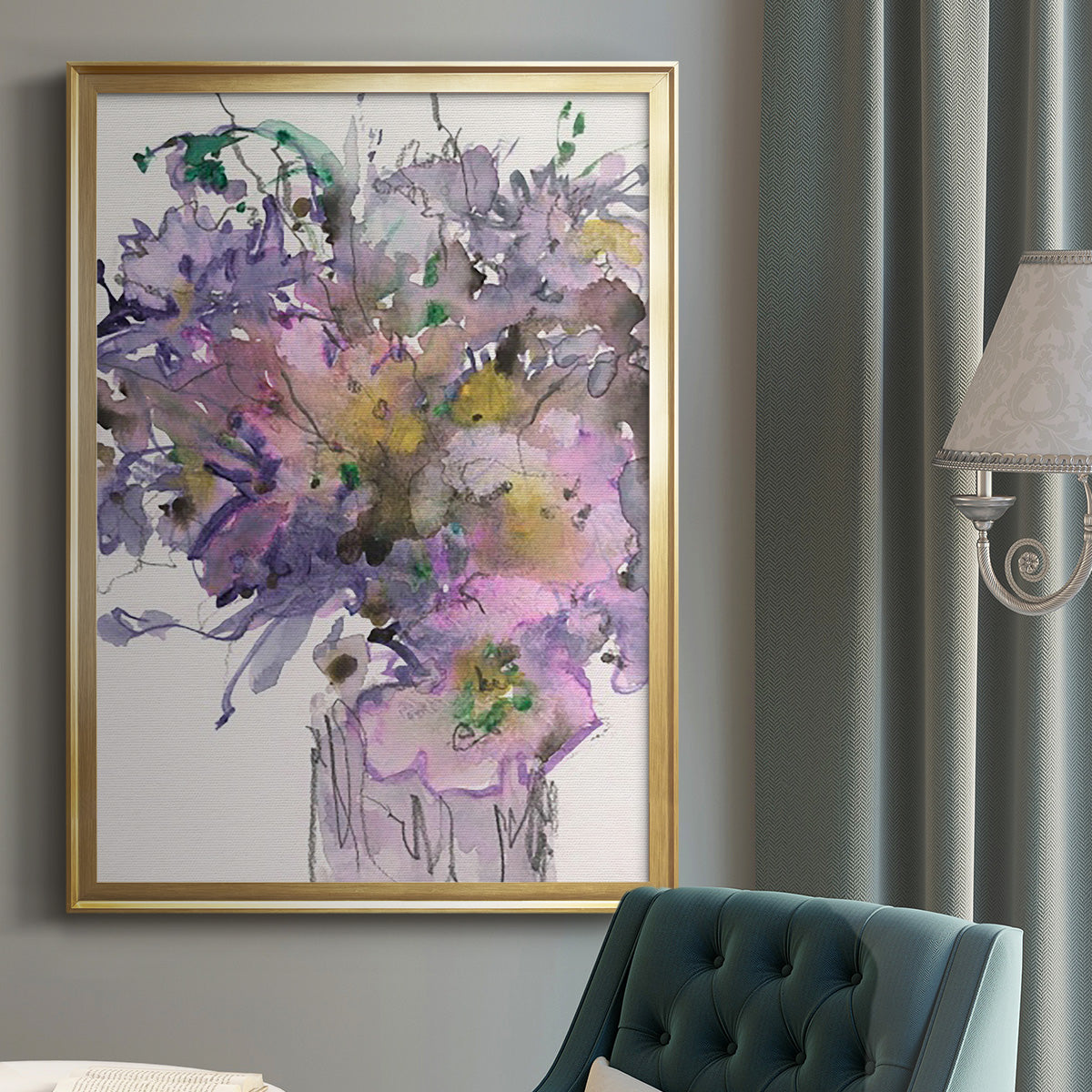 All that Glitters I - Modern Framed Canvas Print