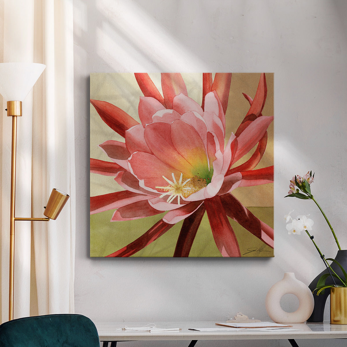 Desert Bloom I - Canvas Art Print