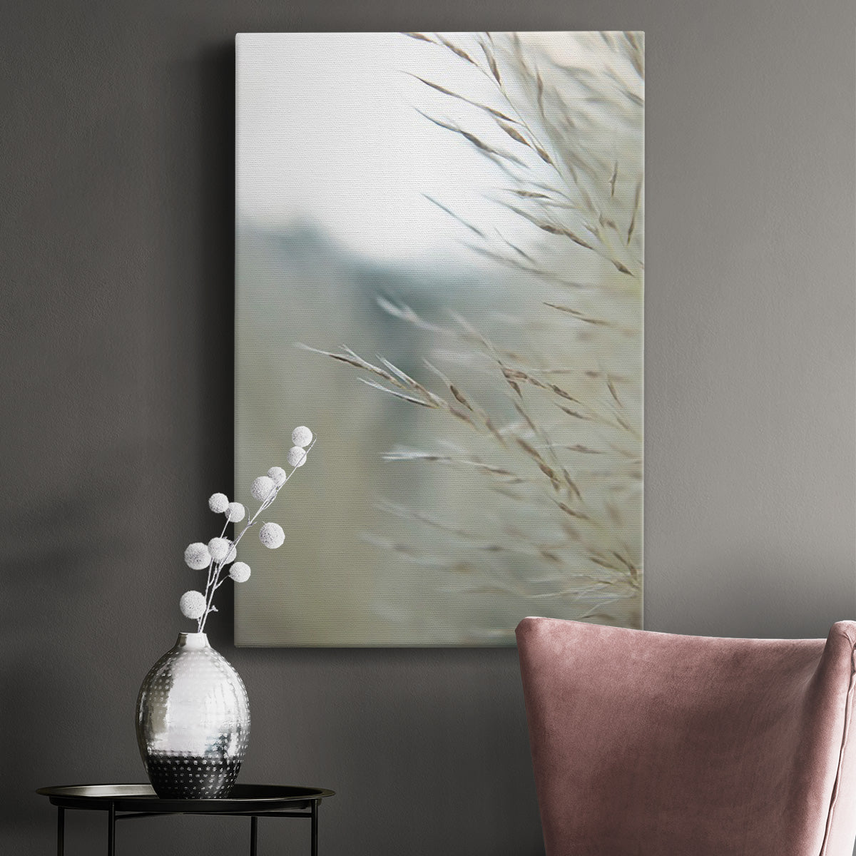 Subtle Grasses III - Canvas Art Print