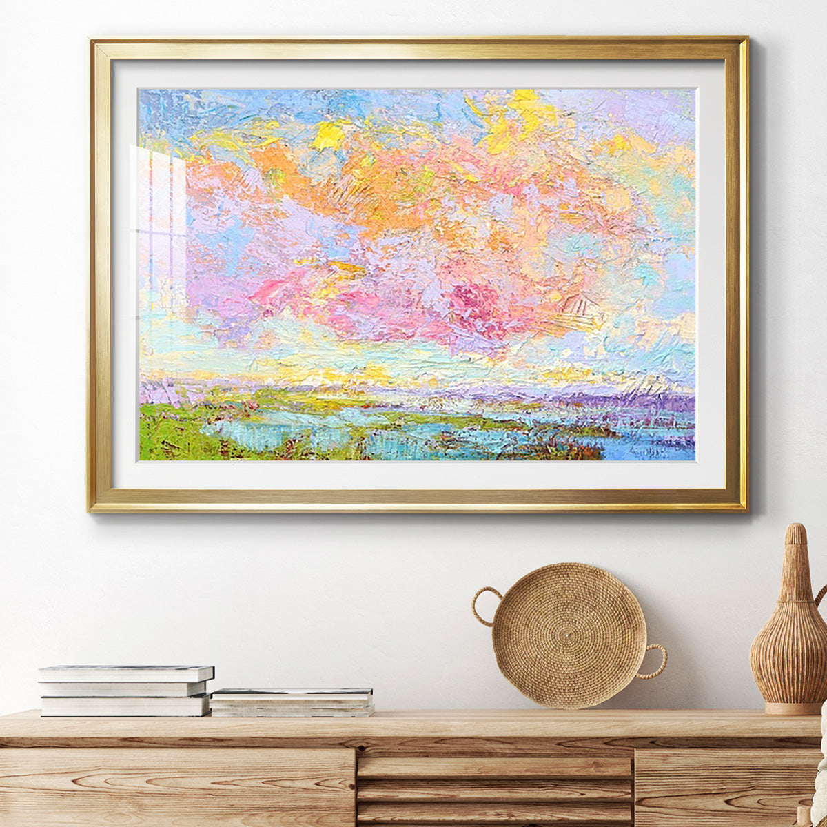 On a Summer's Eve Premium Framed Print - Ready to Hang