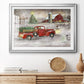 Making Christmas Memories - Modern Framed Art Print