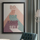 For Yourself - Modern Framed Canvas Print