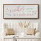 Scatter Kindness - Floater Framed Canvas Print