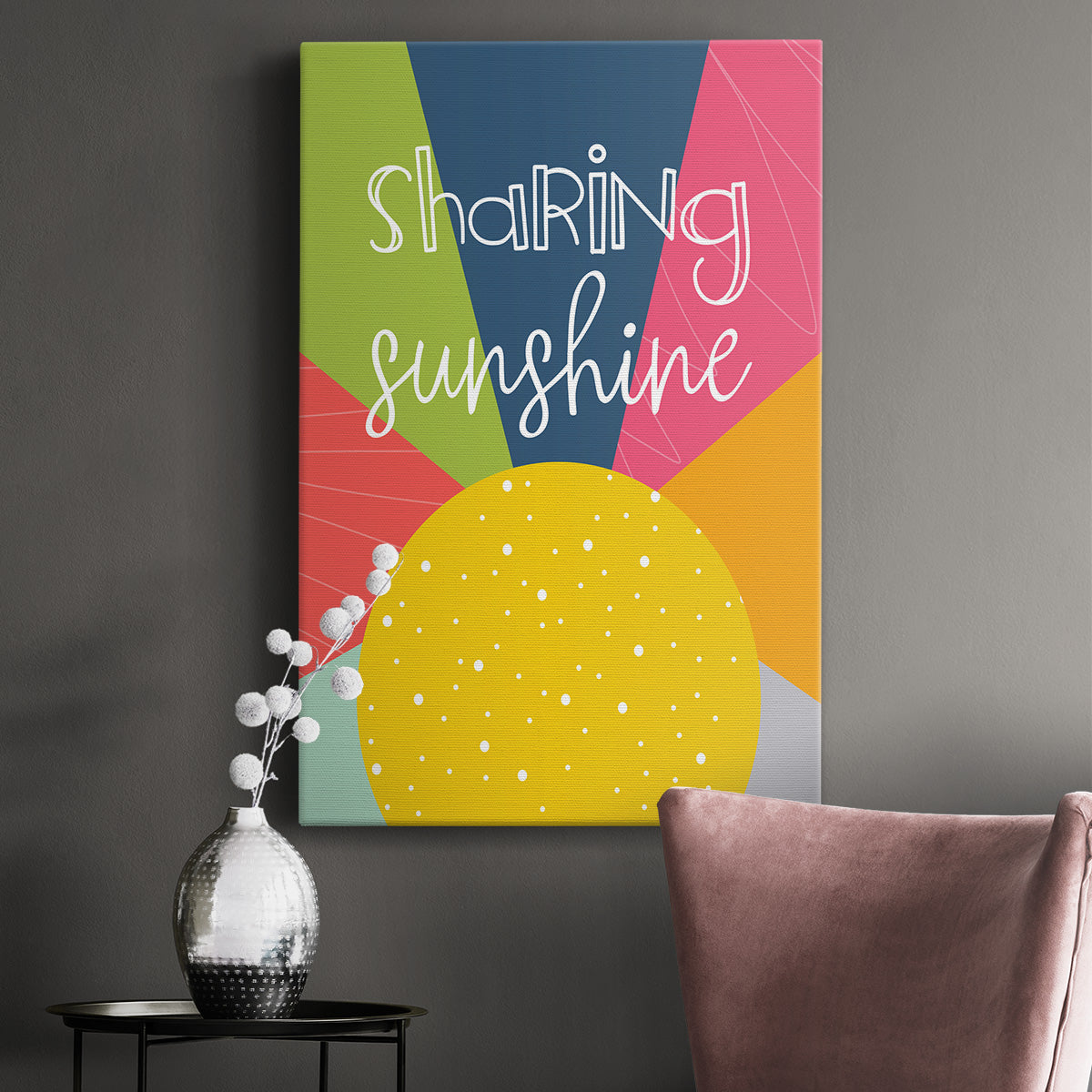 Sharing Sunshine Premium Gallery Wrapped Canvas - Ready to Hang