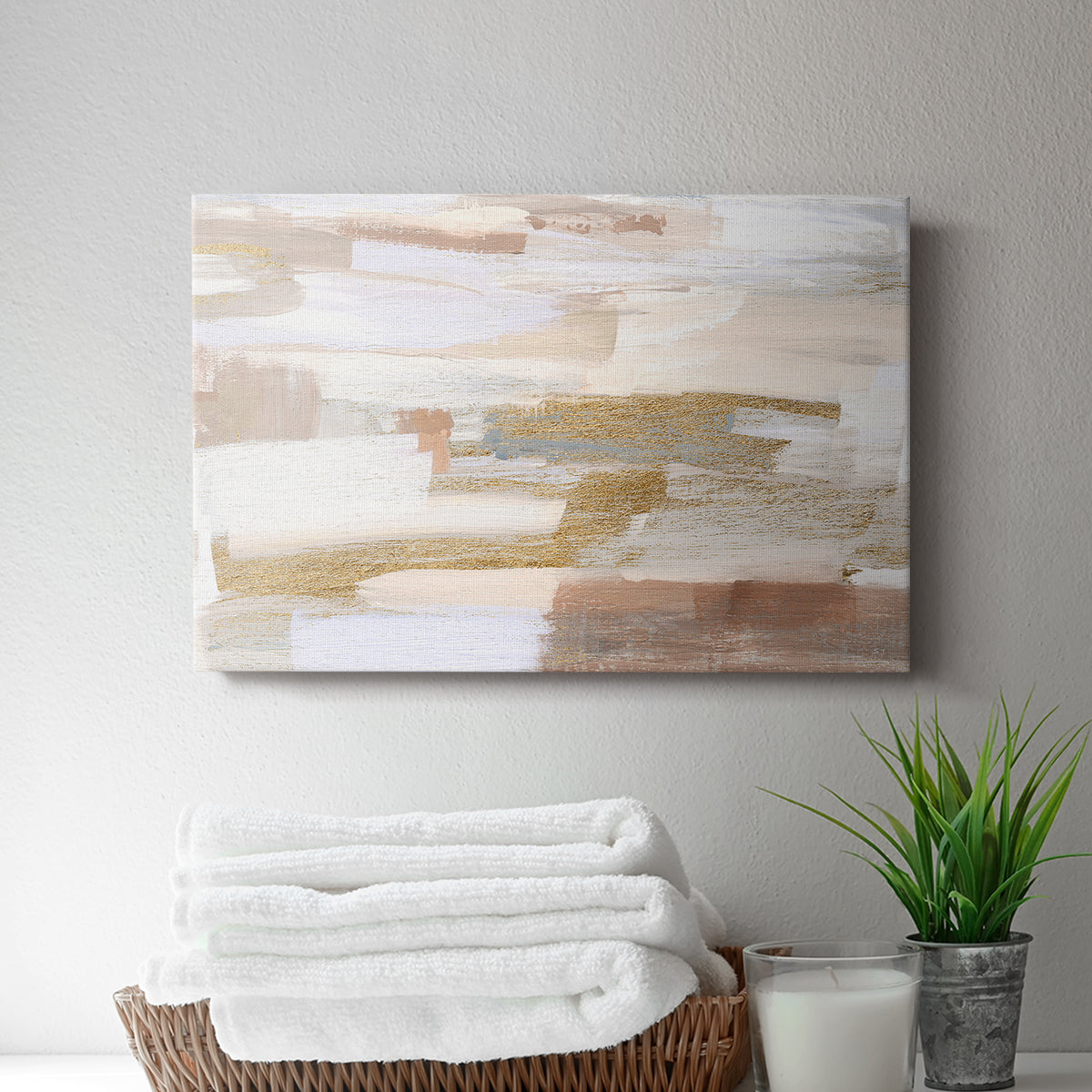 Gold Quartz II - Canvas Art Print