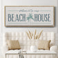 Our Beach House - Floater Framed Canvas Print