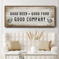 Good Company - Floater Framed Canvas Print
