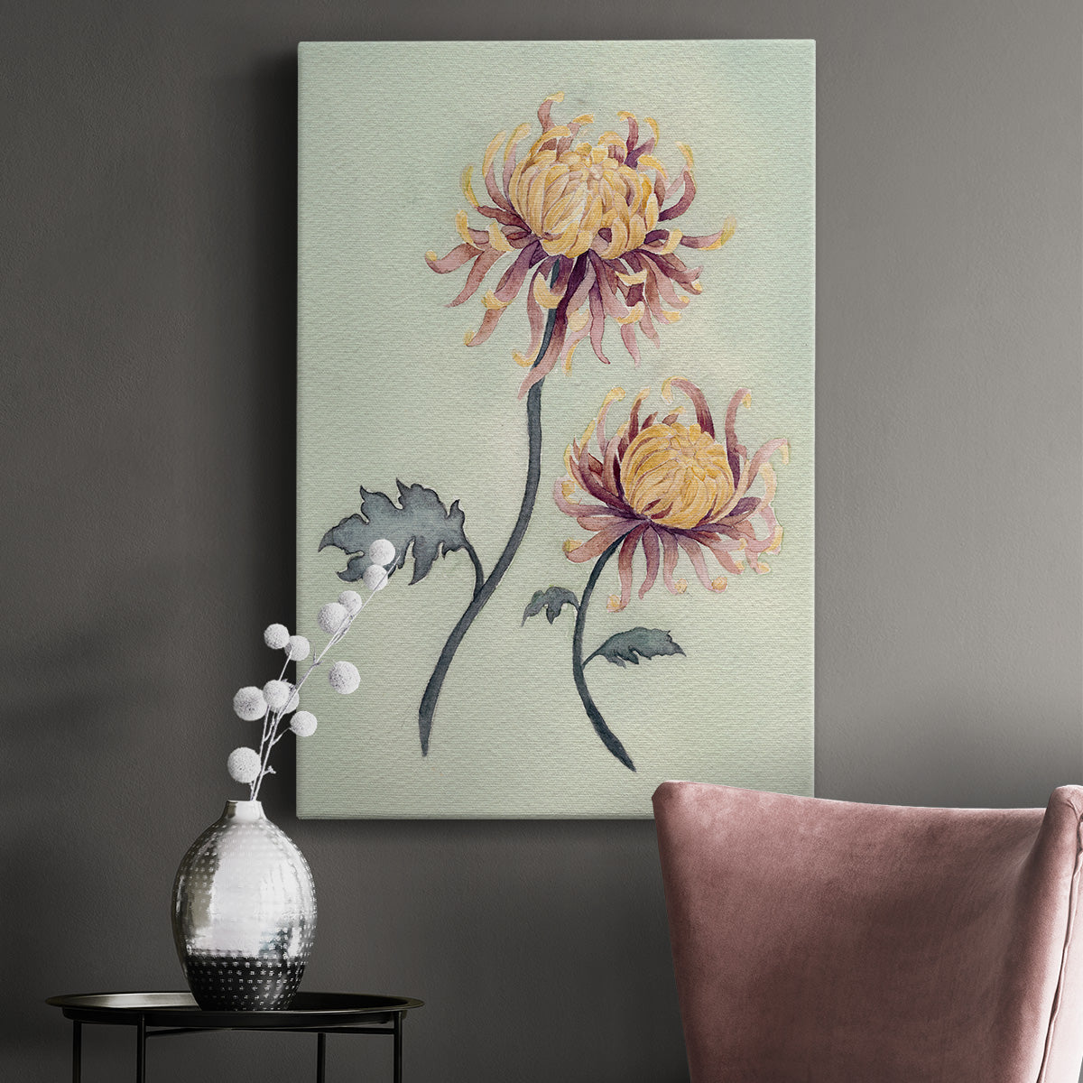 Chrysanthemum Beauty II - Canvas Art Print