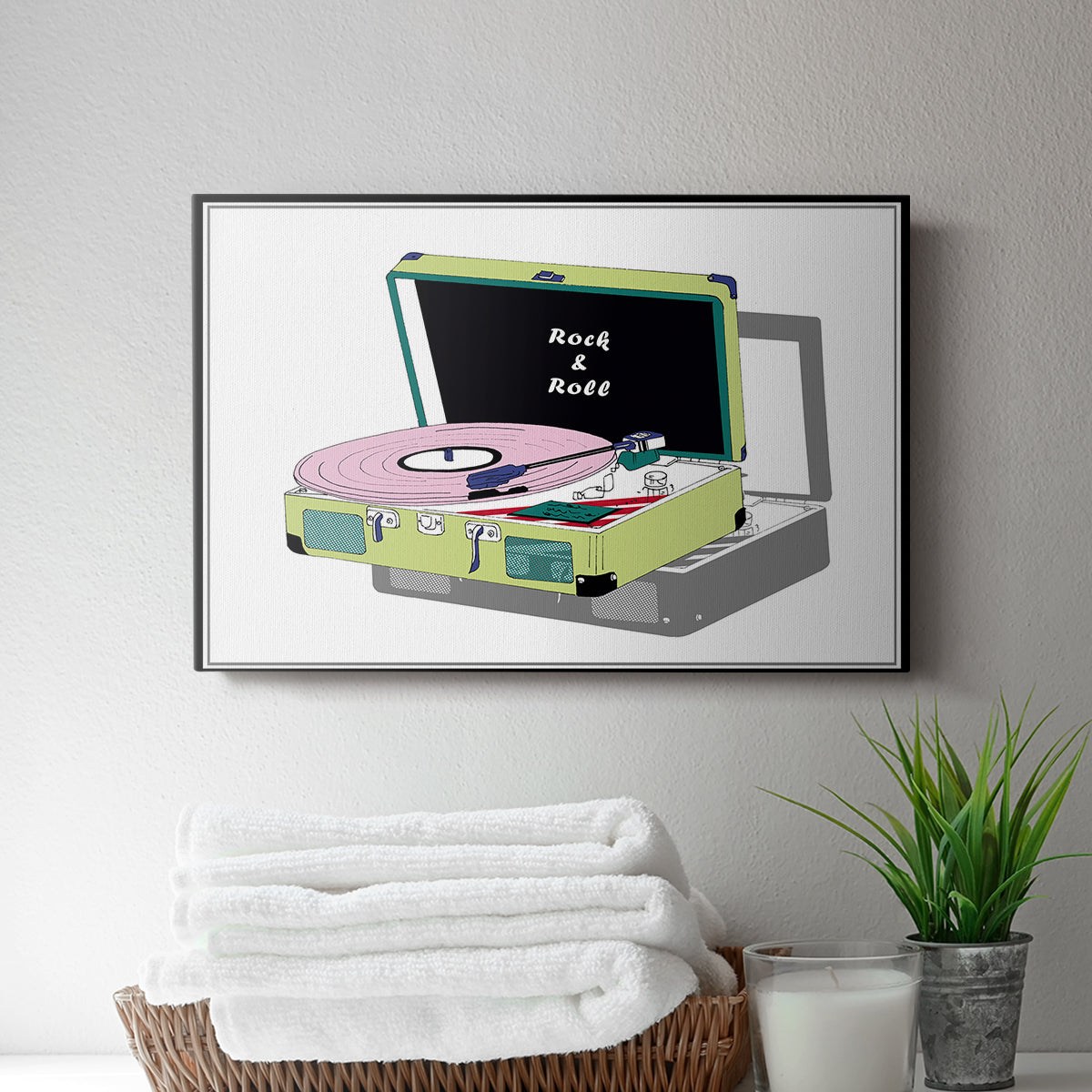 Record Shop II - Canvas Art Print