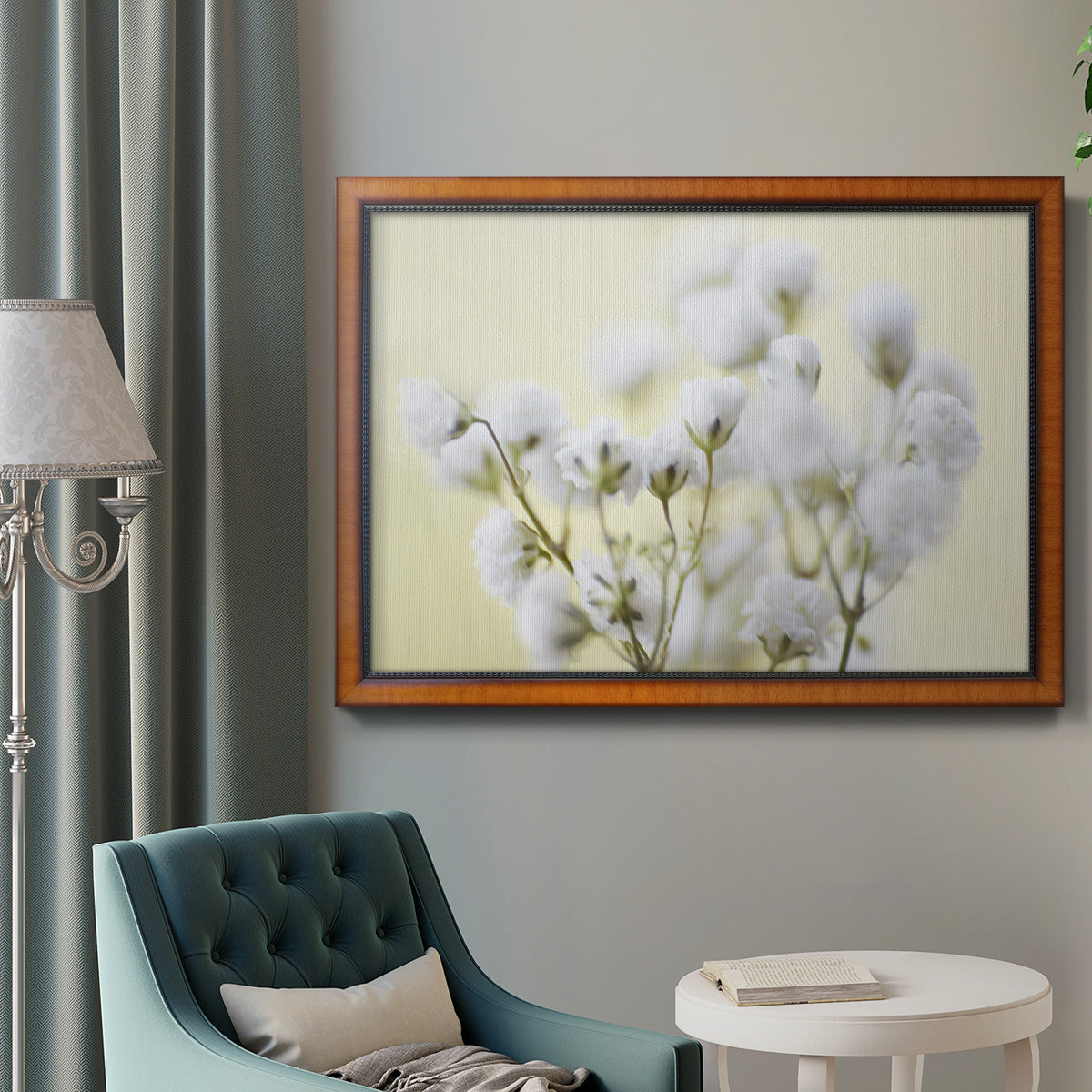 Baby's Breath Study IV Premium Framed Canvas- Ready to Hang