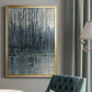 Morning Drizzle I - Modern Framed Canvas Print