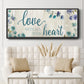 Love With All Your Heart - Floater Framed Canvas Print