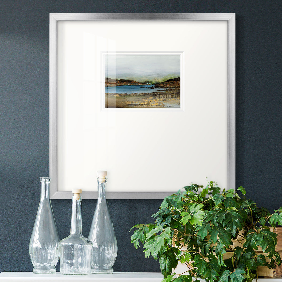 Lakeside Premium Framed Print Double Matboard