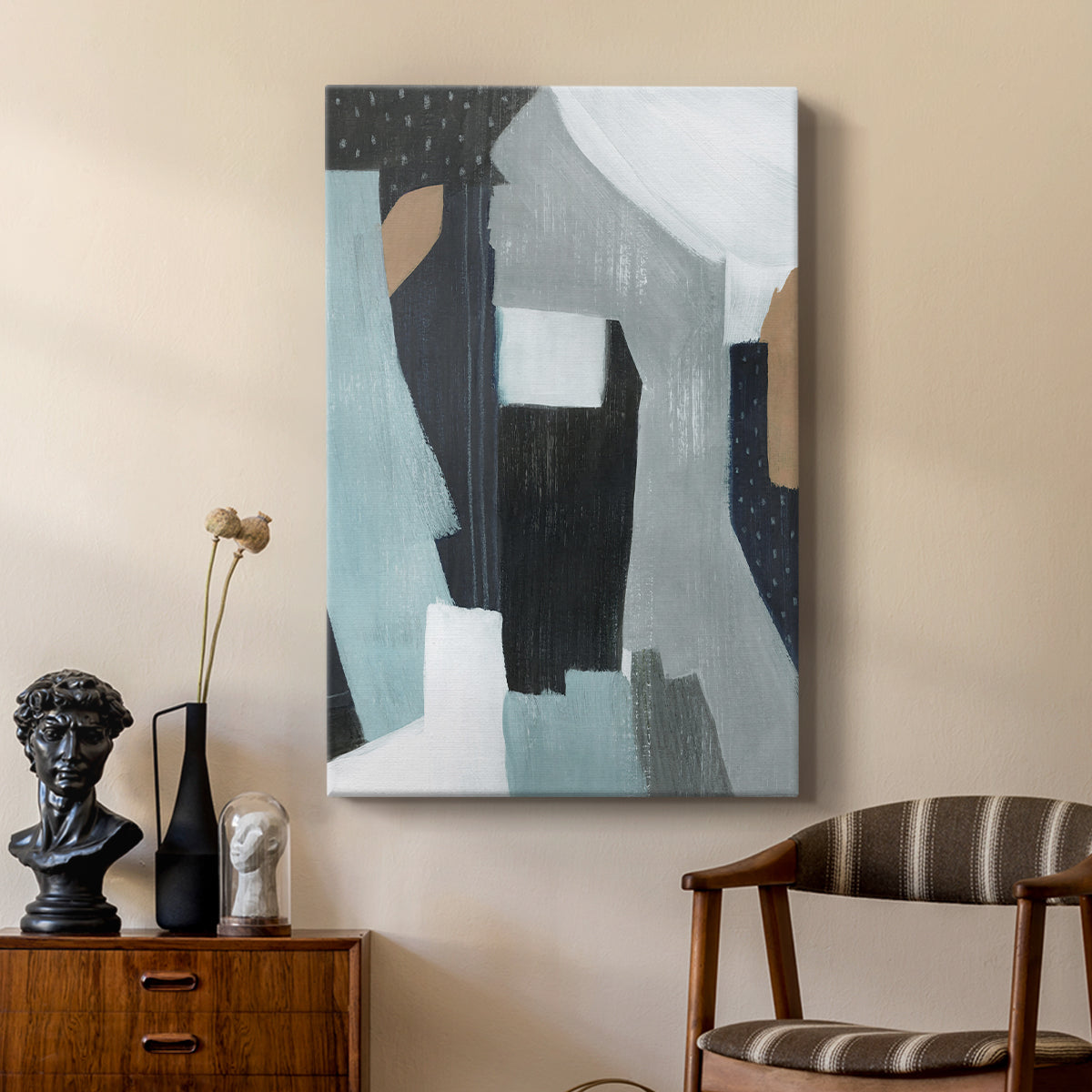 Tangerine Lagoon I - Canvas Art Print