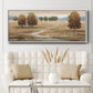 Linen Landscape I - Floater Framed Canvas Print