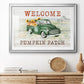 Pumpkin Patch - Modern Framed Art Print