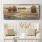 Linen Landscape I - Floater Framed Canvas Print