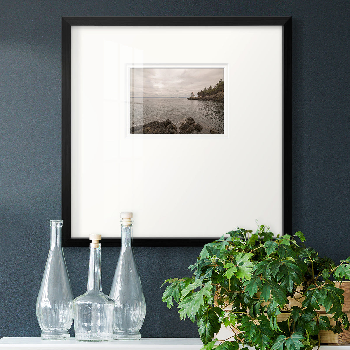 Solitary Premium Framed Print Double Matboard