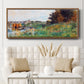 The Banks of the Seine at the Argenteuil Bridge, 1874 - Floater Framed Canvas Print