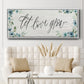 Let Love Grow - Floater Framed Canvas Print