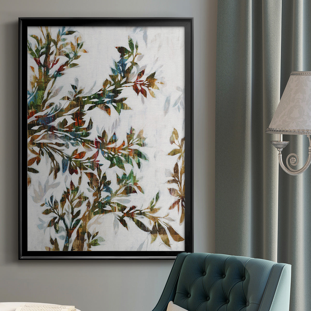 Tree of Life II - Modern Framed Canvas Print