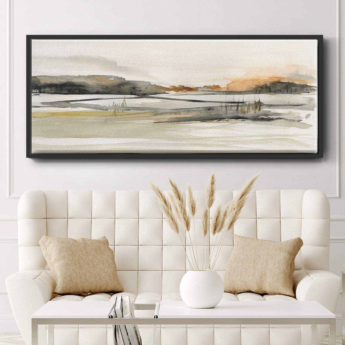 Turnwood Clearing - Floater Framed Canvas Print