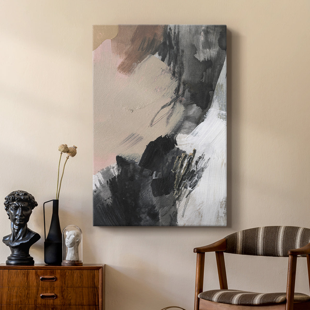 Unbleached Neutrals V - Canvas Art Print
