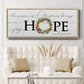 Joy Hope and Peace - Floater Framed Canvas Print